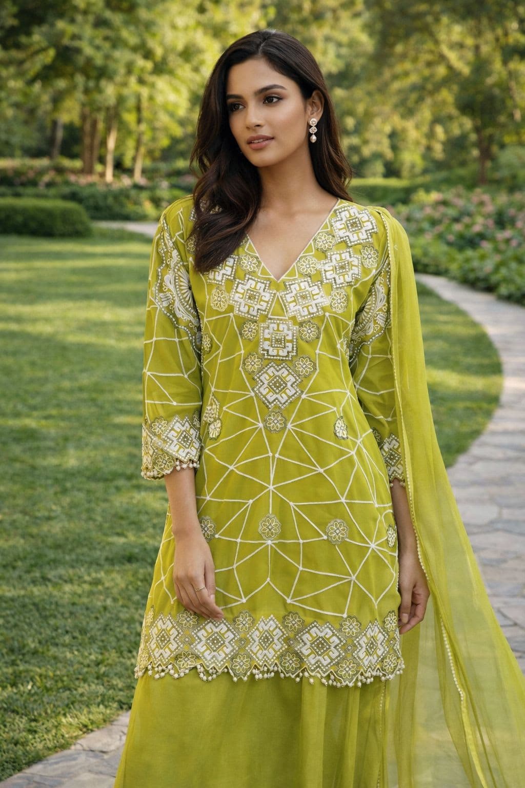 3 PCS PALAZO SET view 2